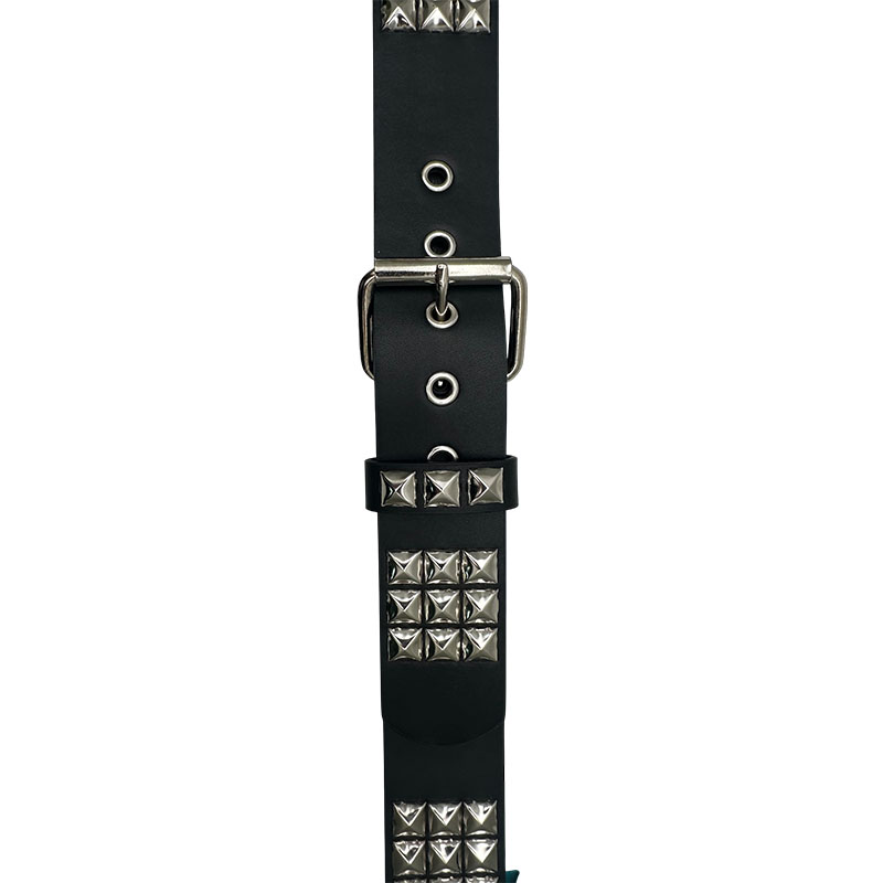 New Punk Style European And American Pyramid Gothic Square Bead Rivet Belt Waist Belt Women