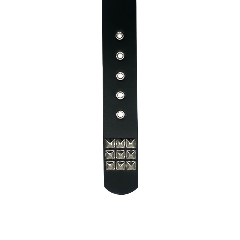 New Punk Style European And American Pyramid Gothic Square Bead Rivet Belt Waist Belt Women