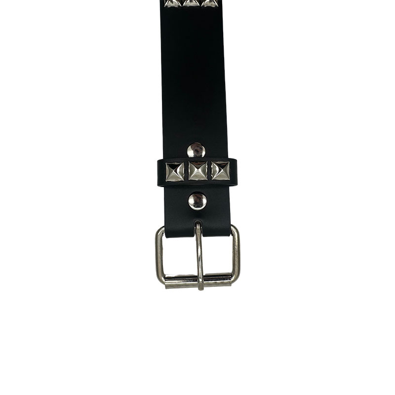 New Punk Style European And American Pyramid Gothic Square Bead Rivet Belt Waist Belt Women