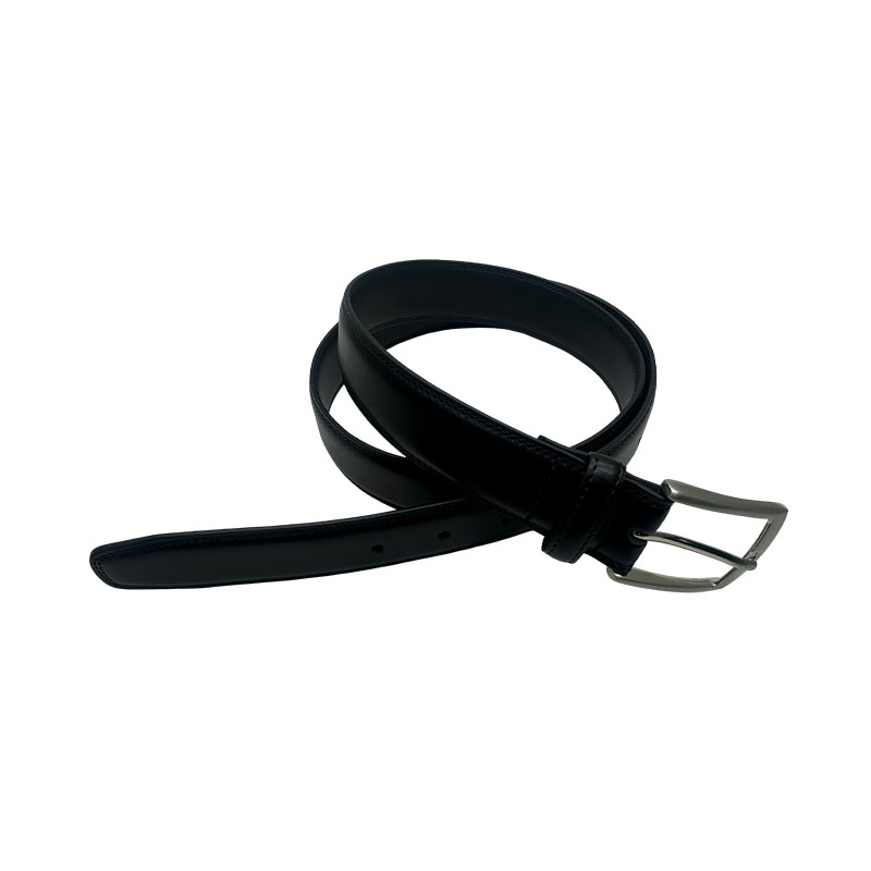 What are the best practices for conditioning and storing men's leather belts to prevent deformation and maintain their shape during periods of non-use?